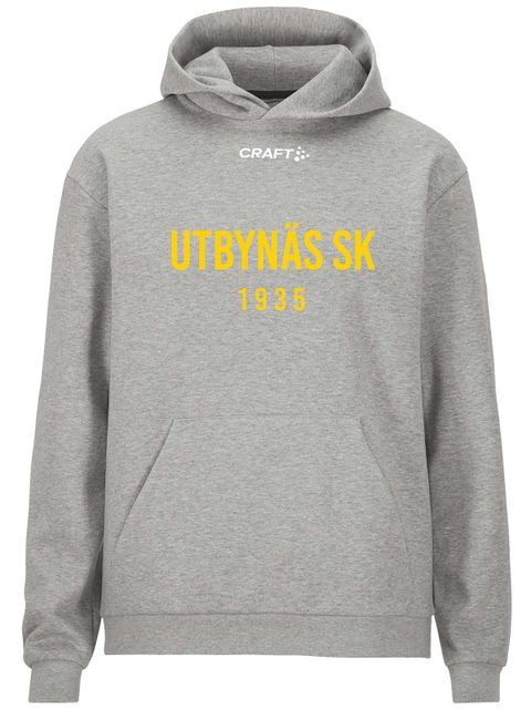 Craft Hoodtröja COMMUNITY 2.0, Grey Melange (Utbynäs SK)
